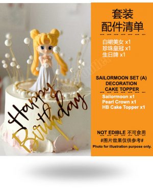 Sailormoon Set (A) Decoration Cake Topper