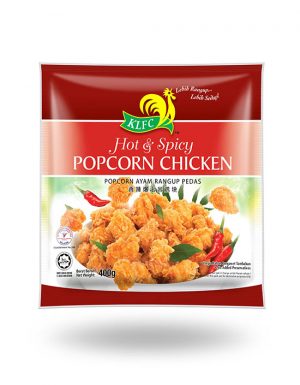 KLFC Hot & Spicy Popcorn Chicken 400g