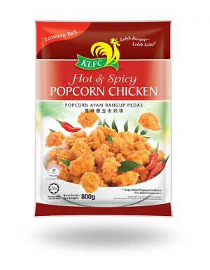 KLFC Hot & Spicy Popcorn Chicken 800g