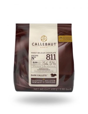 CALLEBAUT Dark Couverture Chocolate Callets (Melts) 54.5% 400g