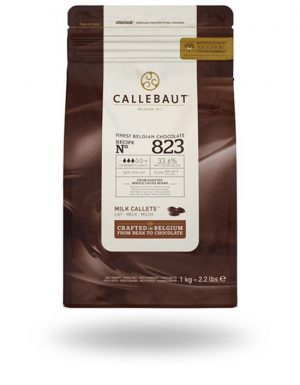 CALLEBAUT Milk Couverture Chocolate Callets (Melts) 33.6% 1kg