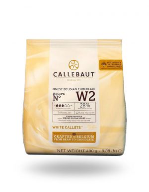 CALLEBAUT White Couverture Chocolate Callets (Melts) 28% 400g