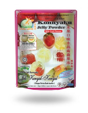 HAPPY GRASS Konnyaku Jelly Powder-Honey Melon Flavour 300g