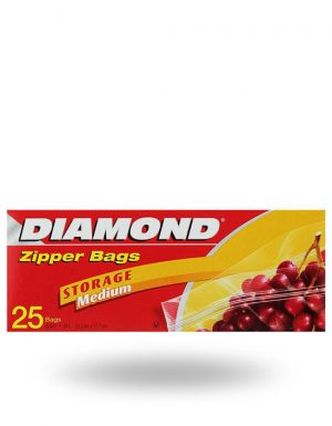 DIAMOND Zipper Bags Medium Storage 25s