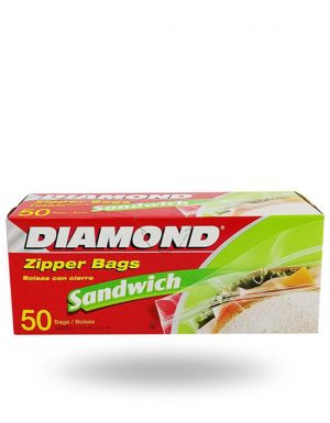 DIAMOND Zipper Bags Sandwich 50s