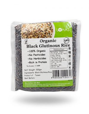 LOHAS Organic Black Glutinous Rice 500g