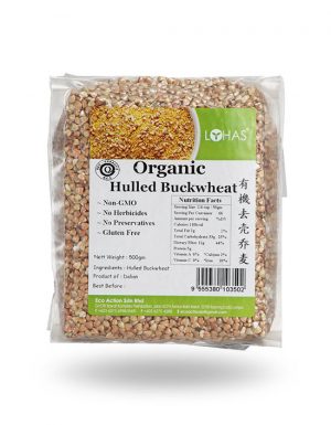 LOHAS Organic Hulled Buckwheat 500g