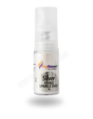 MYFLAVOR Edible Sparkle Dust Silver 5g