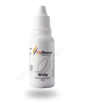 MYFLAVOR Gel Food Colour White 25g