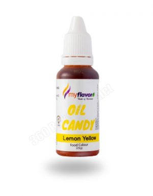 MYFLAVOR Oil Candy Food Colour Lemon Yellow 25g