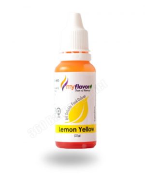 MYFLAVOR Oil Soluble Food Colour Lemon Yellow 25g