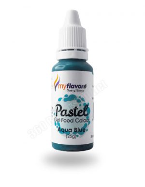 MYFLAVOR Pastel Gel Food Colour Aqua Blue 25g