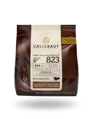 CALLEBAUT Milk Couverture Chocolate Callets (Melts) 33.6% 400g