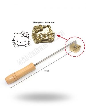 Cake Stamp Mould With Handle [Hello Kitty]-0572