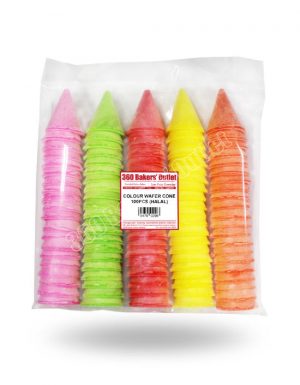 Wafer Cone-Colour 100pcs (HALAL)