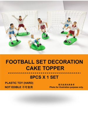 Football Set Decoration Cake Topper