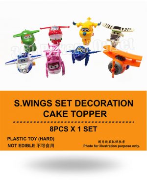 S.Wings Set Decoration Cake Topper