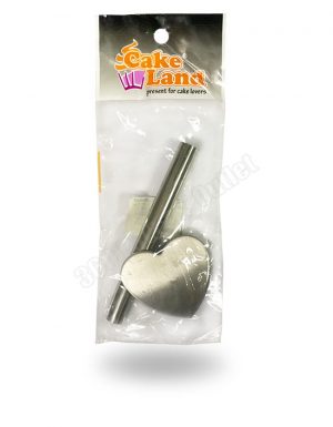 Stainless Steel Heart Shape Cookie Smoother