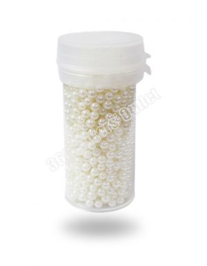 Sprinkles - White Dragee-4mm 50g