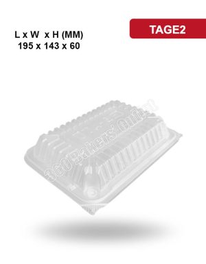TAGE 2 Lunch Box Clear