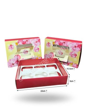 Mooncake Handle Box 6 Cavity (M2206H)
