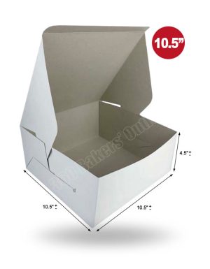 Folding Boxes (White) (10.5"x10.5"x4.5")