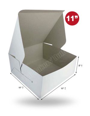 Folding Boxes (White) (11"x11"x5")