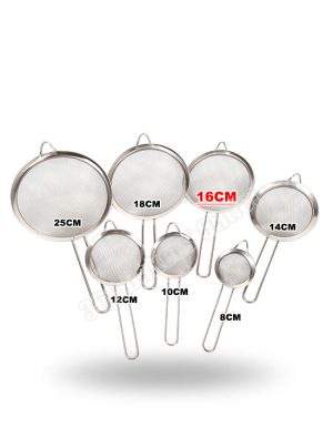 Stainless Steel Oil Strainer 16cm